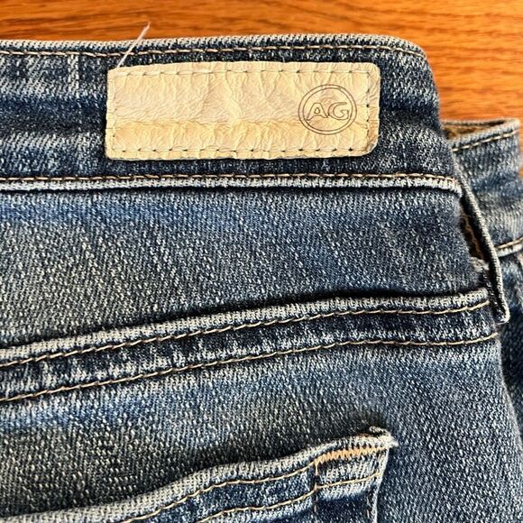 AG Adriano Goldschmied The Stilt Cigarette Blue Jeans | Size 28 - Picture 5 of 14